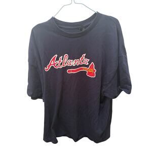 Gildan T-Shirt 2XL Hyundai 24 Atlanta Braves MLB Baseball Sports Blue 2024 Shirt